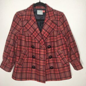 Hinge Cropped Wool Jacket